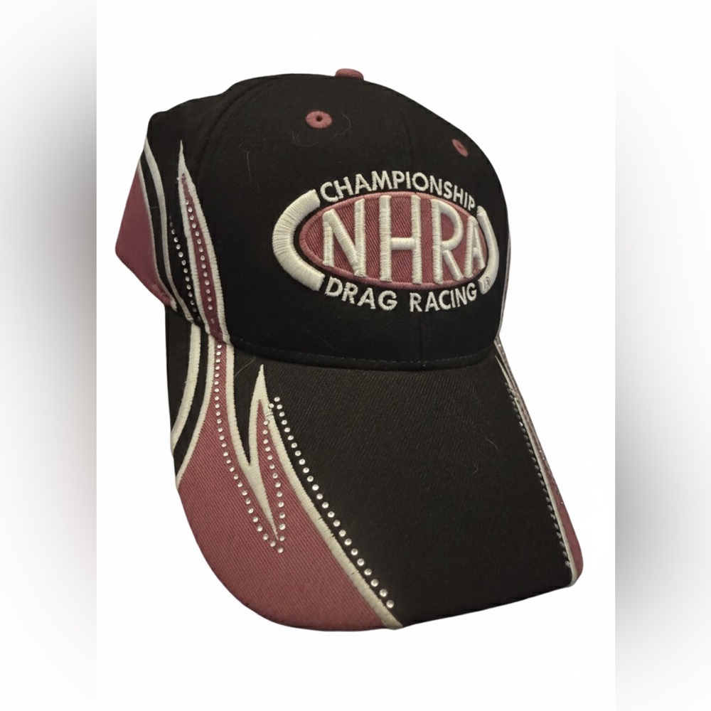 NHRA Drag Racing Championship Bedazzled Hat Adjustable Women’s